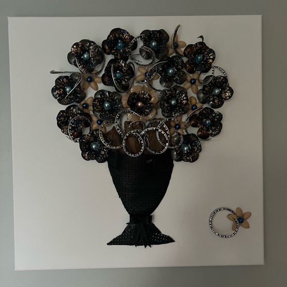 Upcycled Custom Canvas Wall Art - Handmade - Picture 3 of 6